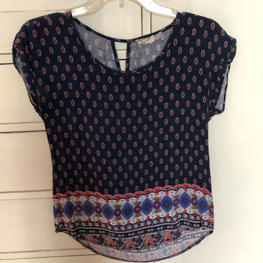 Pink republic patterned tank